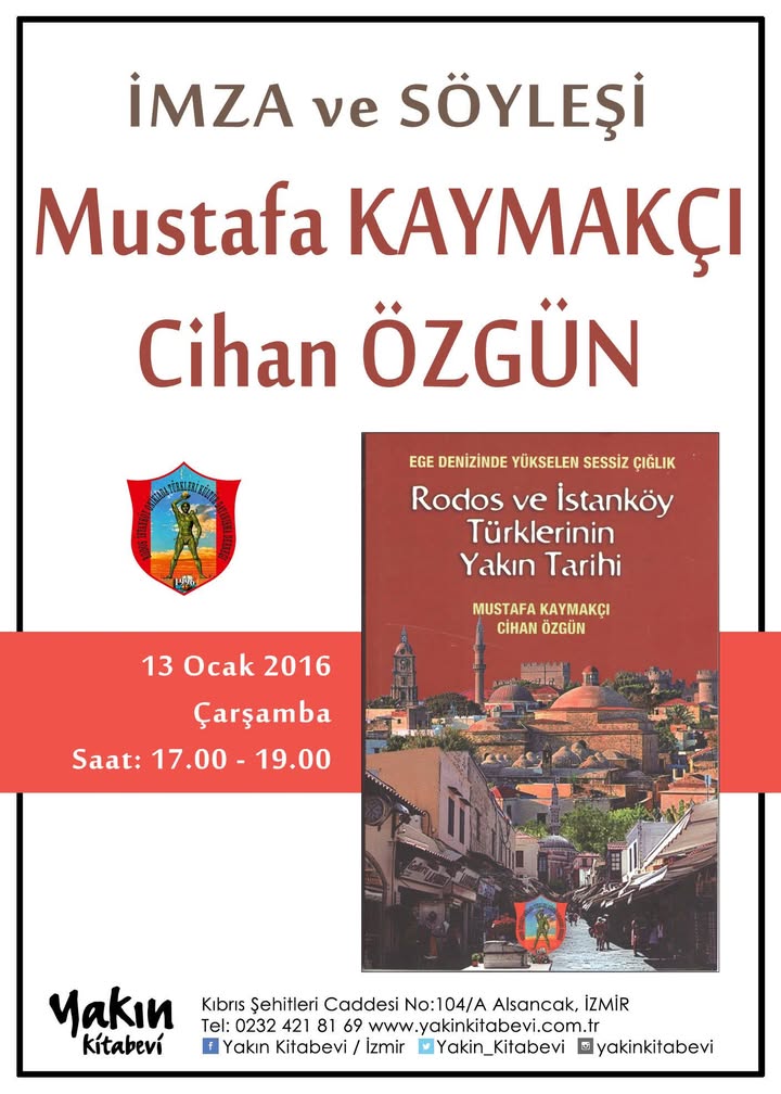 Kitap İmza günümüze bekliyoruz. Alsancak Yakın Kitabevi adresi aşağıdaki linktedir. Linkt…